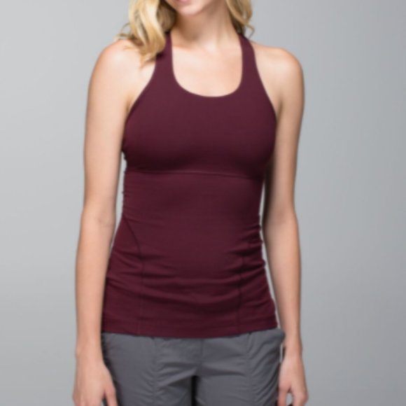 Lululemon Power Up Tank II Bordeaux Drama - Picture 1 of 8